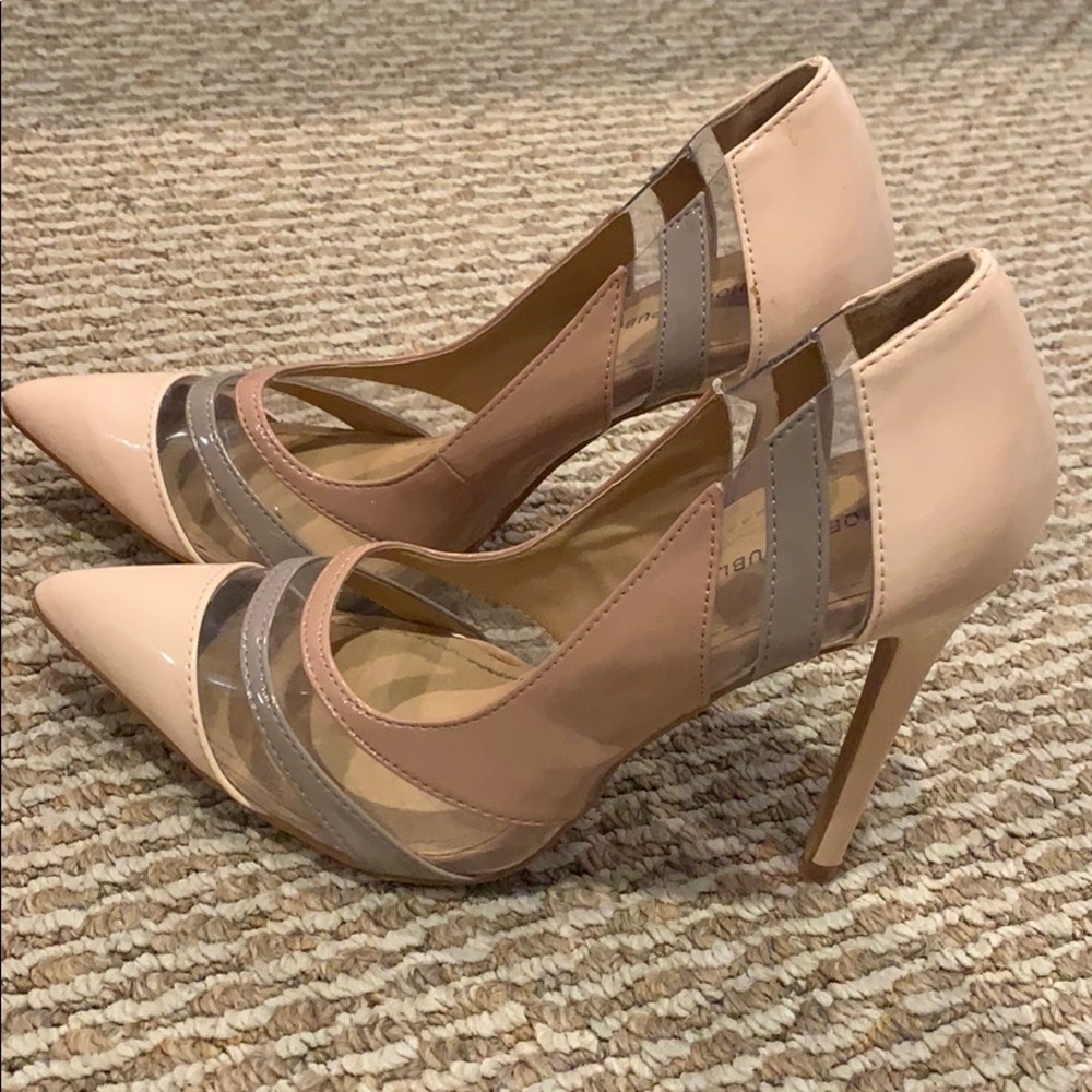 Nude Patent High Heel Stilleto - Picture 3 of 13